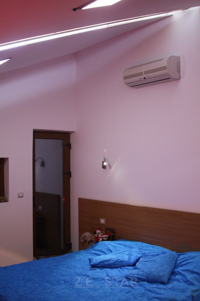 corp de iluminat ultraslim led panel alb rece folosit in dormitor